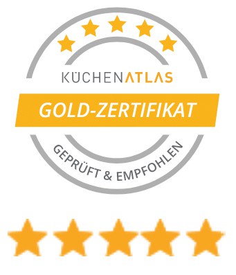 Logo Küchen-Atlas Gold-Zertifikat